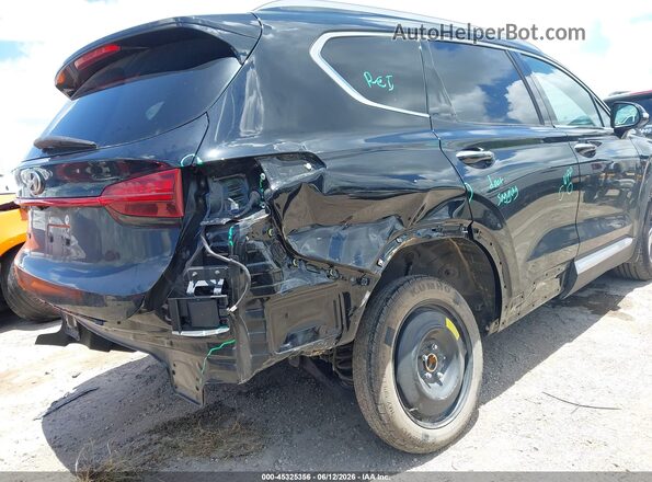 5NMS64AJ8NH372862 2022 HYUNDAI SANTA FE Black Widok z przodu