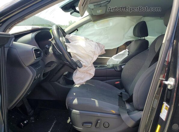 5NMS6DAJ0MH310113 2021 HYUNDAI SANTA Black Front interior view