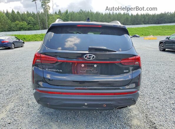 5NMS6DAJ0MH310113 2021 HYUNDAI SANTA Black Rear view