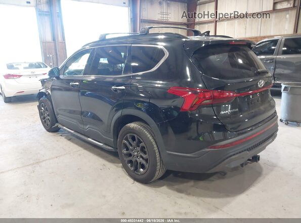 5NMS6DAJ0NH385654 2022 HYUNDAI SANTA FE Black Հետևի ձախ