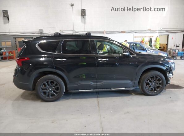 5NMS6DAJ0NH385654 2022 HYUNDAI SANTA FE Black Սալոնի 360 աստիճան տեսք