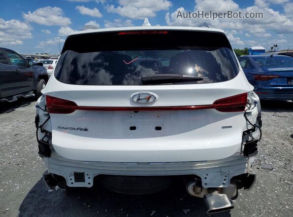 5NMS6DAJ2MH323851 2021 HYUNDAI SANTA White უკანა ხედი