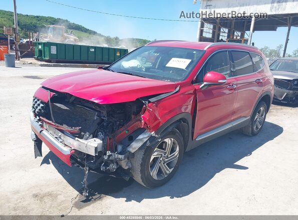 5NMS6DAJ4NH402424 2022 HYUNDAI SANTA FE Red Widok z przodu