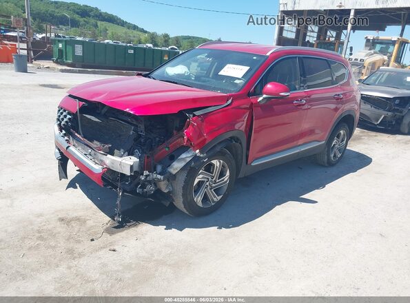 5NMS6DAJ4NH402424 2022 HYUNDAI SANTA FE Red Przód lewy