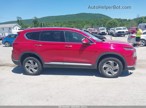 5NMS6DAJ4NH402424 2022 HYUNDAI SANTA FE Red Widok wnętrza z tyłu