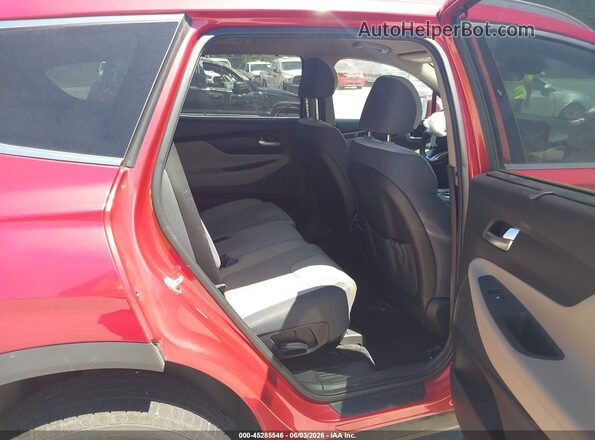 5NMS6DAJ4NH402424 2022 HYUNDAI SANTA FE Red Widok naklejki z numerem VIN