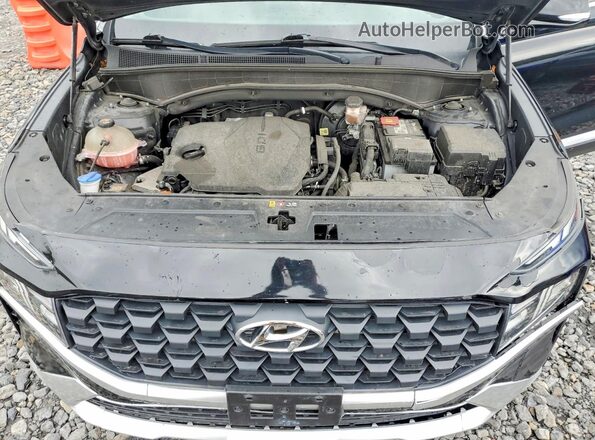 5NMS6DAJ5MH327473 2021 HYUNDAI SANTA Black Vista del compartimento del motor