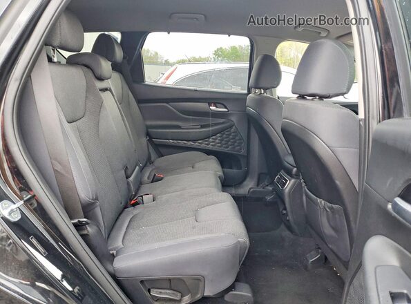 5NMS6DAJ5MH327473 2021 HYUNDAI SANTA Black Vista interior trasera
