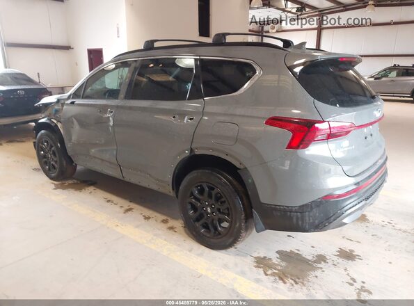 5NMS6DAJ6NH438972 2022 HYUNDAI SANTA FE Серый Задняя левая четверть