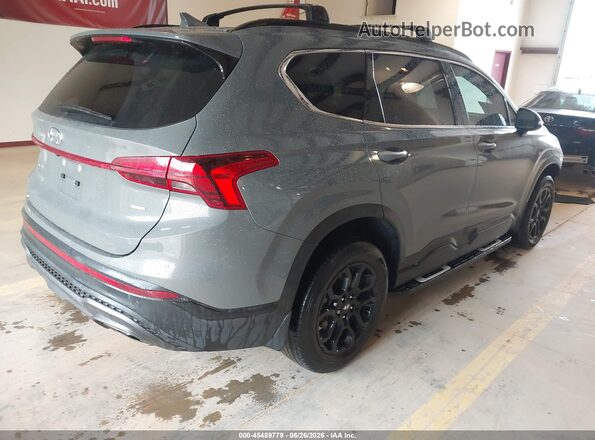 5NMS6DAJ6NH438972 2022 HYUNDAI SANTA FE Серый Задняя правая четверть