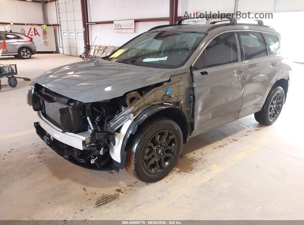 5NMS6DAJ6NH438972 2022 HYUNDAI SANTA FE Серый Передняя левая четверть
