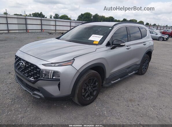 5NMS6DAJ7PH582176 2023 HYUNDAI SANTA FE Silver Vista tres cuartos delantera izquierda