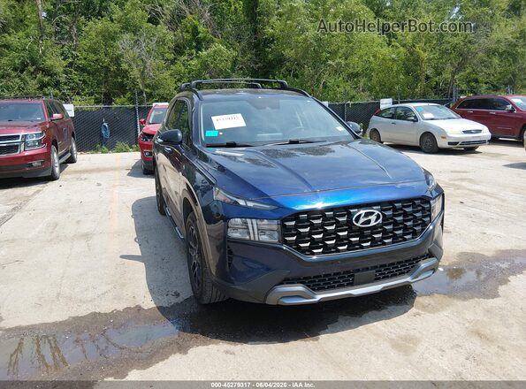 5NMS6DAJ8NH465333 2022 HYUNDAI SANTA FE Синий Вид спереди