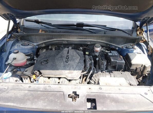 5NMS6DAJ8NH465333 2022 HYUNDAI SANTA FE Синий Вид сзади