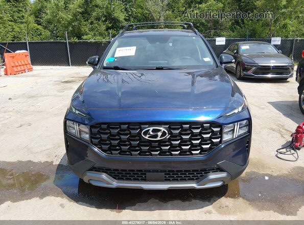 5NMS6DAJ8NH465333 2022 HYUNDAI SANTA FE Синий Вид щитка приборов