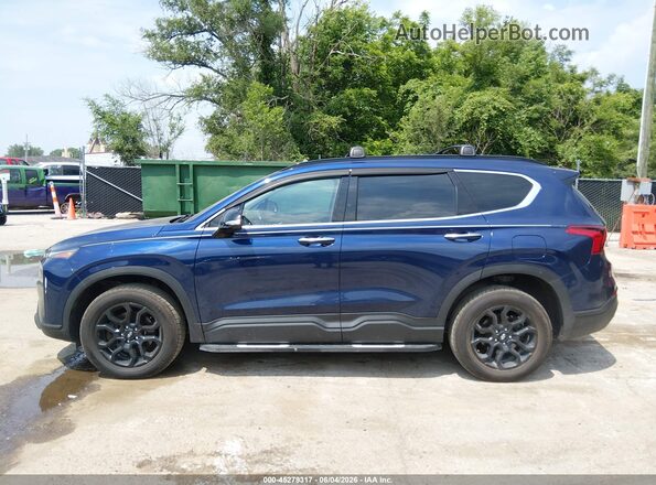 5NMS6DAJ8NH465333 2022 HYUNDAI SANTA FE Синий Панорамный вид салона 360°
