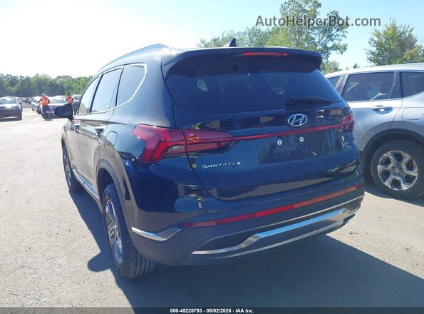 5NMS6DAJ9MH320770 2021 HYUNDAI SANTA FE Black Trasero izquierdo