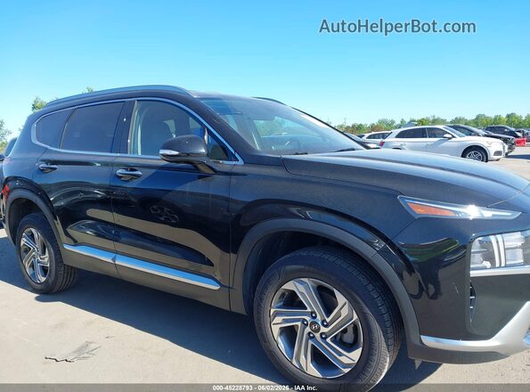 5NMS6DAJ9MH320770 2021 HYUNDAI SANTA FE Black Vista interior trasera