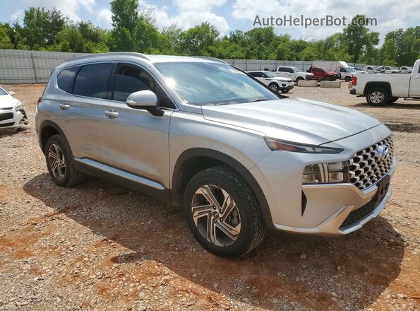5NMS6DAJXMH358105 2021 HYUNDAI SANTA Silver Delantero derecho