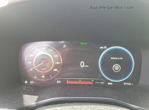 5NMS6DAJXMH358105 2021 HYUNDAI SANTA Silver Vista del cuadro de instrumentos