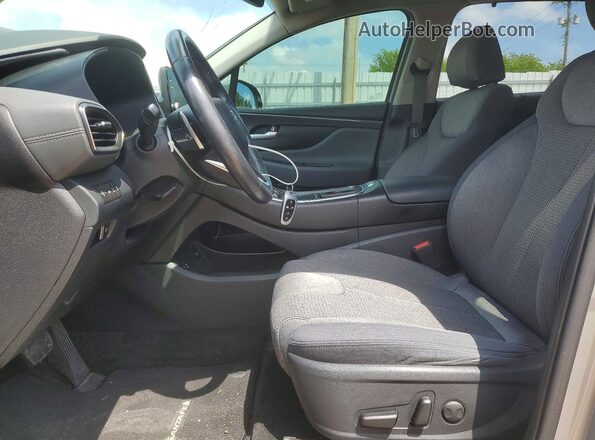 5NMS6DAJXMH358105 2021 HYUNDAI SANTA Silver Vista interior delantera