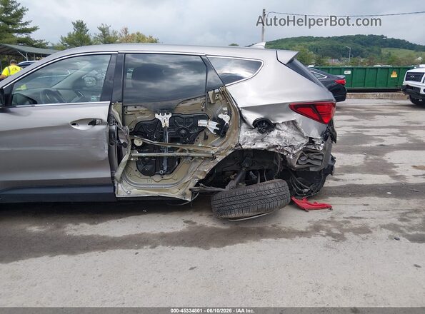 5NMZT3LB0HH010875 2017 HYUNDAI SANTA FE SPORT Gray Widok z przodu