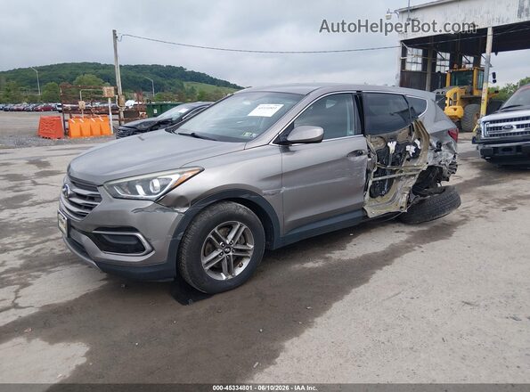 5NMZT3LB0HH010875 2017 HYUNDAI SANTA FE SPORT Gray Przód lewy