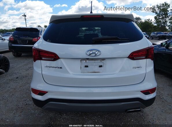 5NMZT3LB1JH056284 2018 HYUNDAI SANTA FE SPORT White 