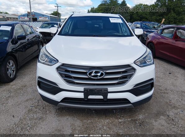 5NMZT3LB1JH056284 2018 HYUNDAI SANTA FE SPORT White Vista del cuadro de instrumentos