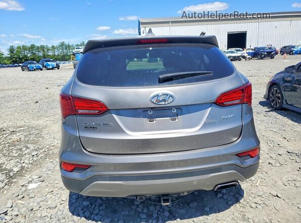 5NMZT3LB2HH037480 2017 HYUNDAI SANTA Серый Вид сзади