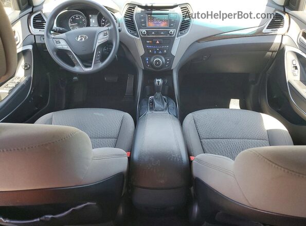 5NMZT3LB2HH037480 2017 HYUNDAI SANTA Серый Вид панели приборов
