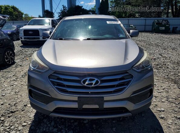 5NMZT3LB2HH037480 2017 HYUNDAI SANTA Серый Вид спереди