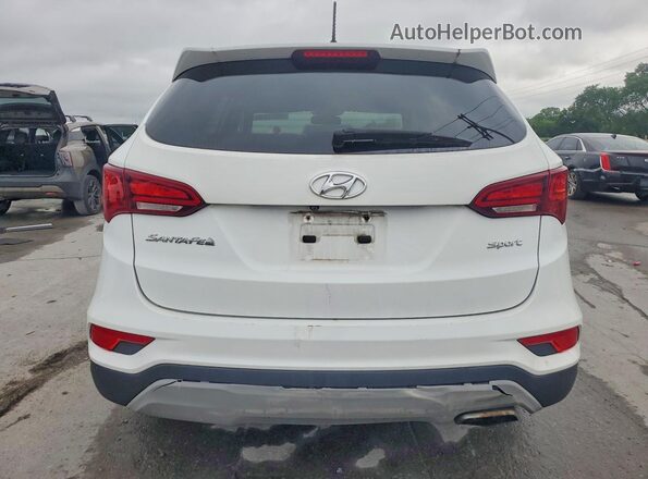 5NMZT3LB5JH095833 2018 HYUNDAI SANTA Белый Вид сзади