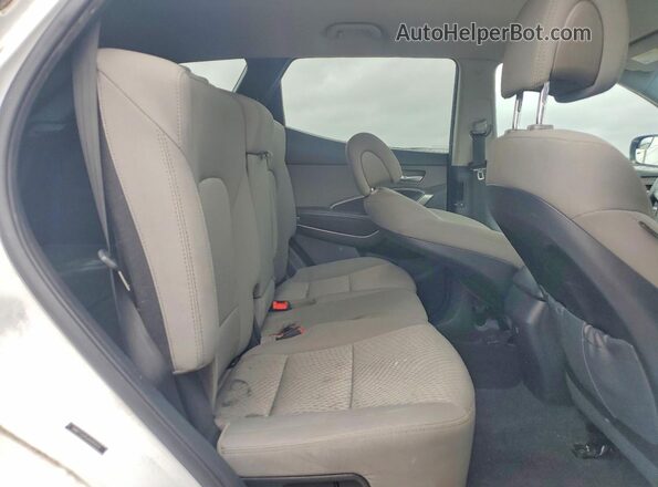 5NMZT3LB5JH095833 2018 HYUNDAI SANTA Белый Вид задней части салона