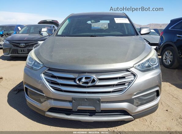 5NMZT3LB5JH097985 2018 HYUNDAI SANTA FE SPORT Gray Vista frontal