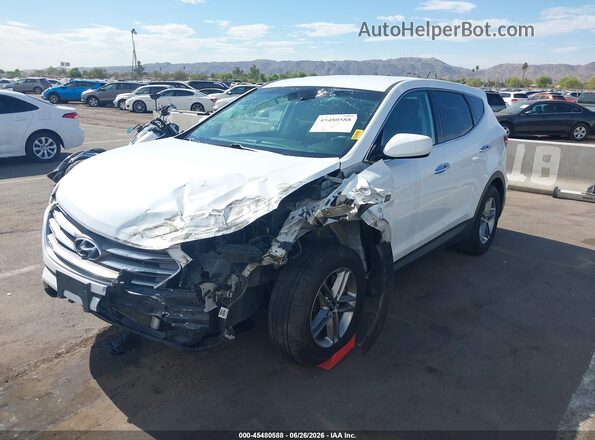5NMZT3LB6JH089779 2018 HYUNDAI SANTA FE SPORT White Front left