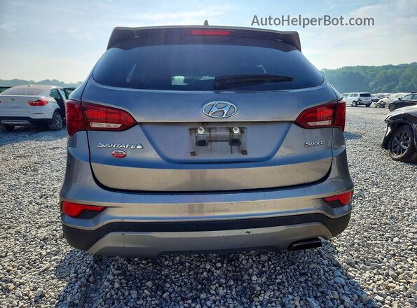 5NMZT3LB8HH043722 2017 HYUNDAI SANTA Gray Հետևի տեսք