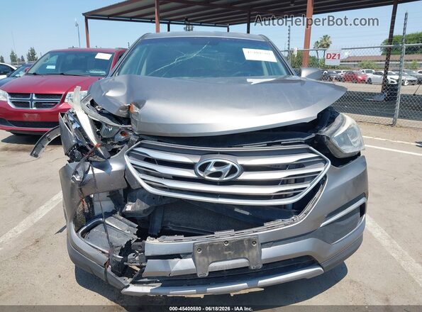 5NMZT3LB9JH087783 2018 HYUNDAI SANTA FE SPORT Gray ხელსაწყოთა პანელის ხედი