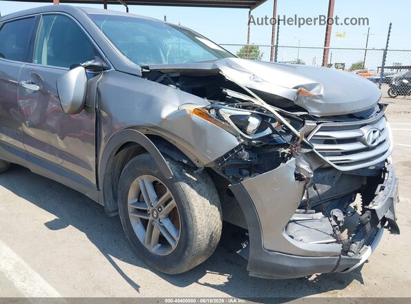 5NMZT3LB9JH087783 2018 HYUNDAI SANTA FE SPORT Gray წინა ხედი