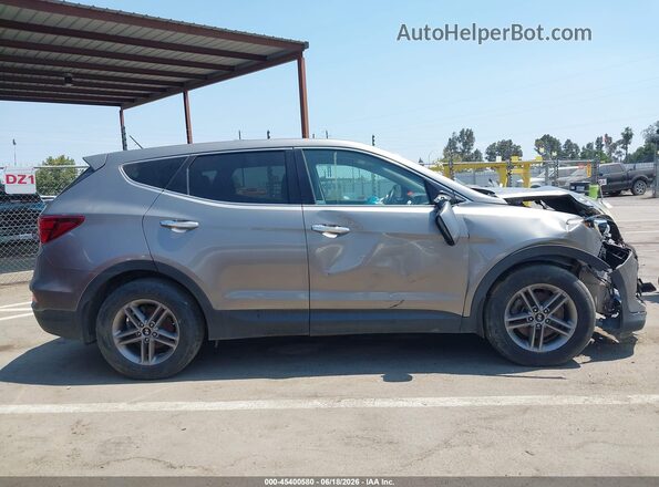5NMZT3LB9JH087783 2018 HYUNDAI SANTA FE SPORT Gray უკანა სალონის ხედი