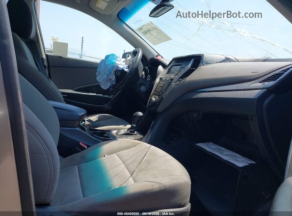 5NMZT3LB9JH087783 2018 HYUNDAI SANTA FE SPORT Gray წინა სალონის ხედი