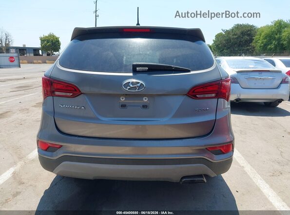 5NMZT3LB9JH087783 2018 HYUNDAI SANTA FE SPORT Gray 