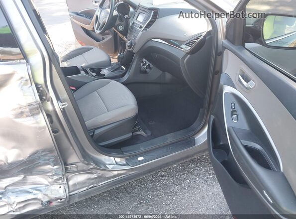 5NMZT3LB9JH094300 2018 HYUNDAI SANTA FE SPORT Gray Widok wnętrza z przodu