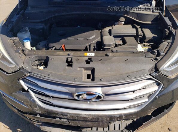 5NMZTDLB2JH077540 2018 HYUNDAI SANTA Black Սալոնի հետևի տեսք