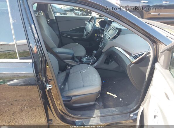 5NMZTDLB2JH092961 2018 HYUNDAI SANTA FE SPORT Черный Вид салона спереди