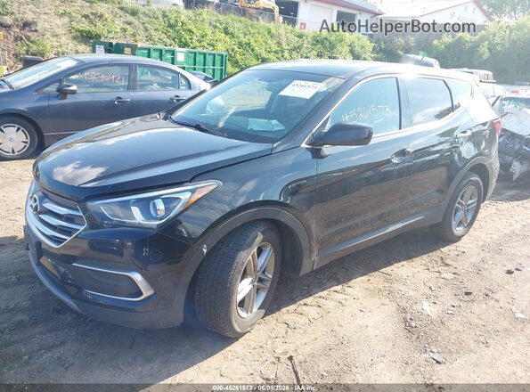5NMZTDLB2JH092961 2018 HYUNDAI SANTA FE SPORT Черный Передняя левая четверть