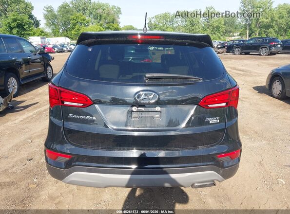 5NMZTDLB2JH092961 2018 HYUNDAI SANTA FE SPORT Черный 