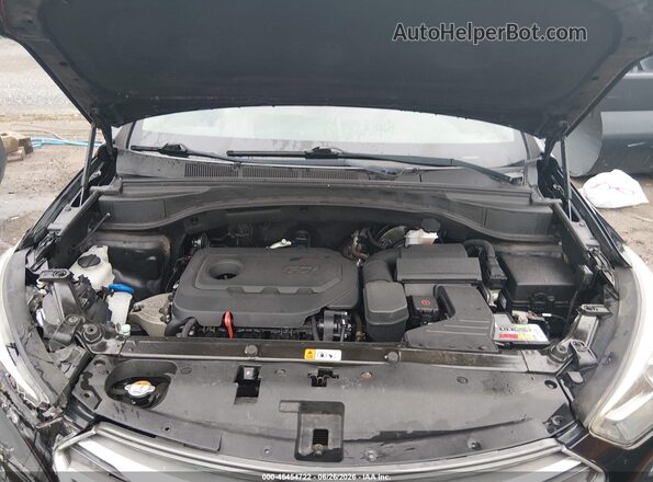 5NMZTDLB2JH105319 2018 HYUNDAI SANTA FE SPORT Black უკანა ხედი