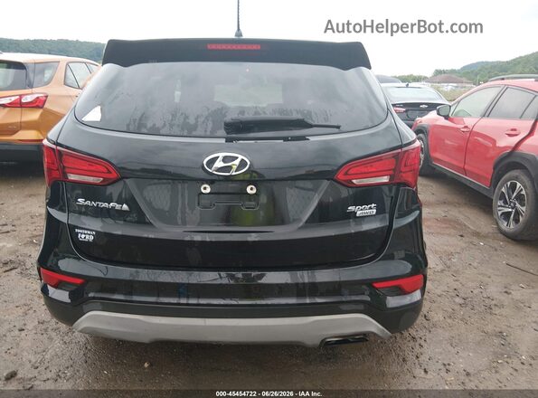 5NMZTDLB2JH105319 2018 HYUNDAI SANTA FE SPORT Black 
