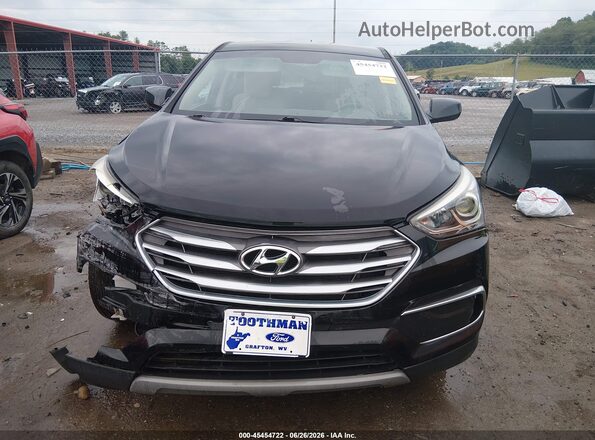 5NMZTDLB2JH105319 2018 HYUNDAI SANTA FE SPORT Black უკანა სალონის ხედი